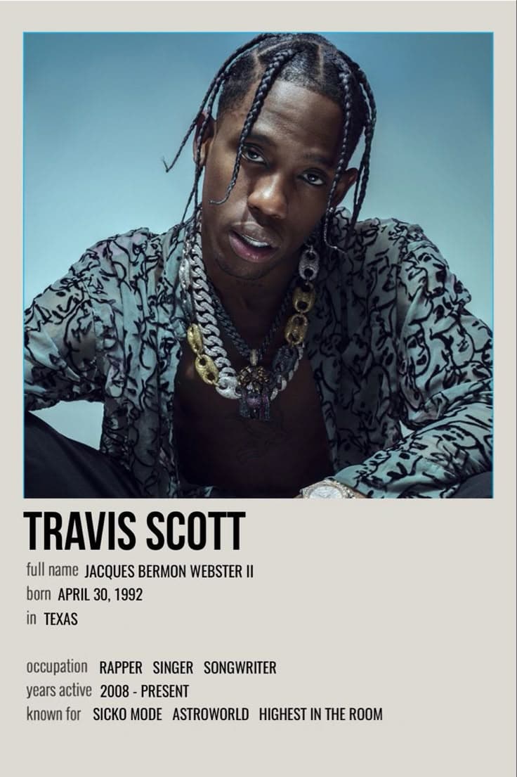 Travis Scott — buy in Tunisia | Stickys TN